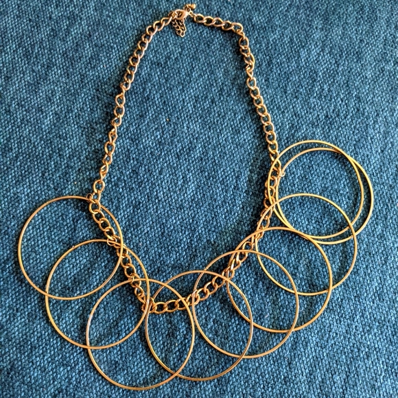 Jewelry - Gold Hoops Necklace